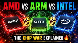 AMD vs ARM vs Intel: The Chip War Explained 🔥