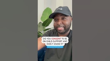 Did you consent to child support and didn’t know it? #childsupportisfraud