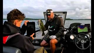 Classic Bass Lake Pokegama 1st Half Hour 1 - Morning Flurry!