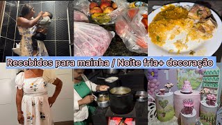 UMA NOITE MUITO FRIA NA ROÇA / PIRÃO PARA  O JANTAR NA CASA SE MAINHA + chegou muitas roupas pra ela