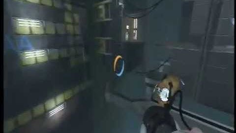 Portal 2 Chapter 8 Room 15 With zero gravity.