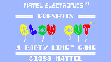 Blow Out for Intellivision