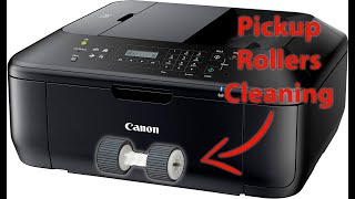 Canon Pixma MX395/MX475 Won&#39;t Feed Paper • Paper Feed Rollers Cleaning