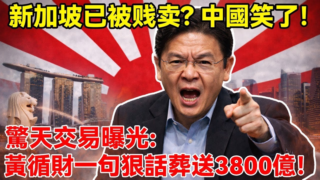 黃循財驚天交易曝光，3,800 億美元瞬間蒸發！新加坡國運被他賭光了！這不是站隊是自殘，中國笑了 