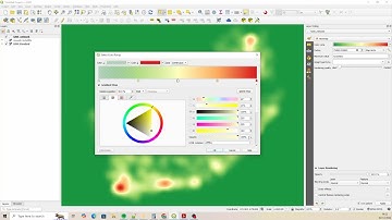 QGIS - Heatmap styling