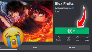 Noo Way... Blox Fruits Is Becoming PAID ACCESS GAME?!