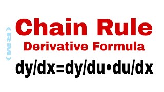 Chain Rule Derivative Formula Examples