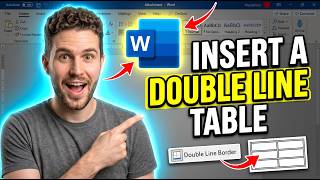 How to Insert a Double Line Table in Microsoft Word (Step-by-Step)