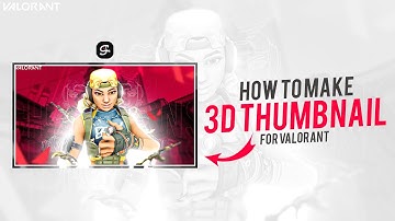 Valorant 3D Thumbnail Ft.Raze | Photoshop Timelapse 🔥