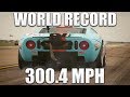 WORLD'S FASTEST STREET-LEGAL CAR BREAKS 300 MPH IN A STANDING MILE AT THE TEXAS MILE!!!