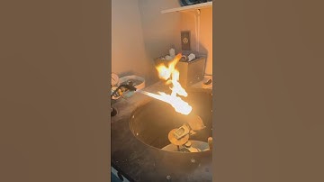 Casting a gold crown