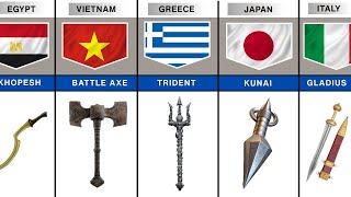Ancient Weapons from Different Countries 