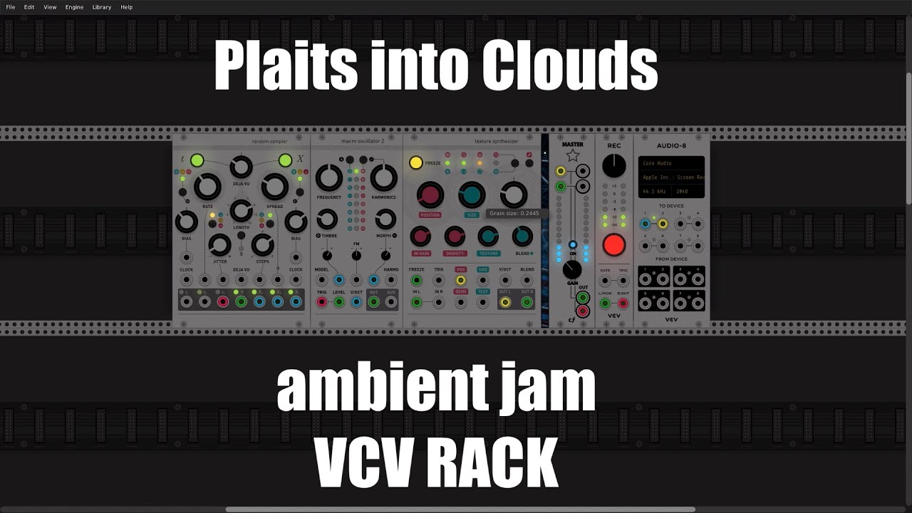 Plaits into Clouds (ambient jam) - VCV Rack - YouTube