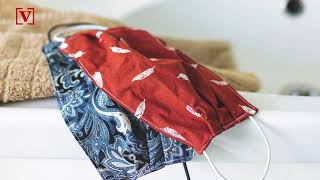 How to put on & properly wash your cloth face mask