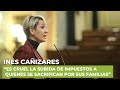 Inés Cañizares: “Es cruel la subida de impuestos a quienes se sacrifican por sus familias”