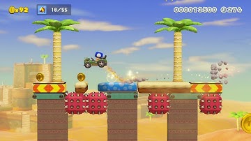 full automatic level, dont move by unäD 4 🍄 Super Mario Maker 2 #ajw