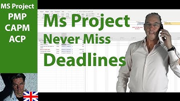 # 72 MS Project 2019 ● Never Miss A Deadline  ● PMP CAPM