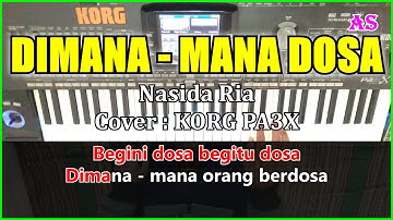 DIMANA MANA DOSA - Nasida Ria - Karaoke Qasidah ( Cover ) Korg pa3x