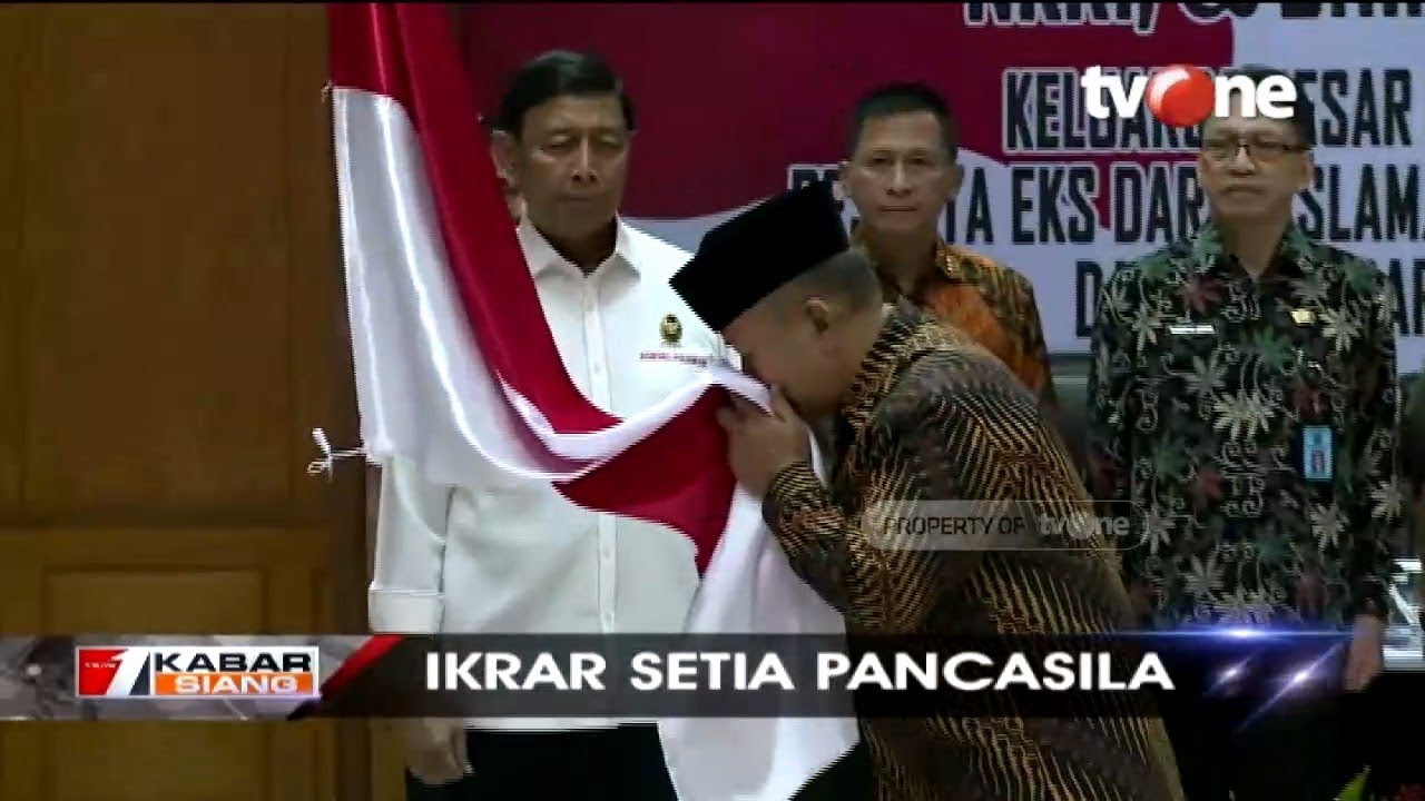tv one live streaming free Wiranto Pimpin Eks Harokah Islam, DI/TII dan NII Baca Ikrar Setia Pancasila