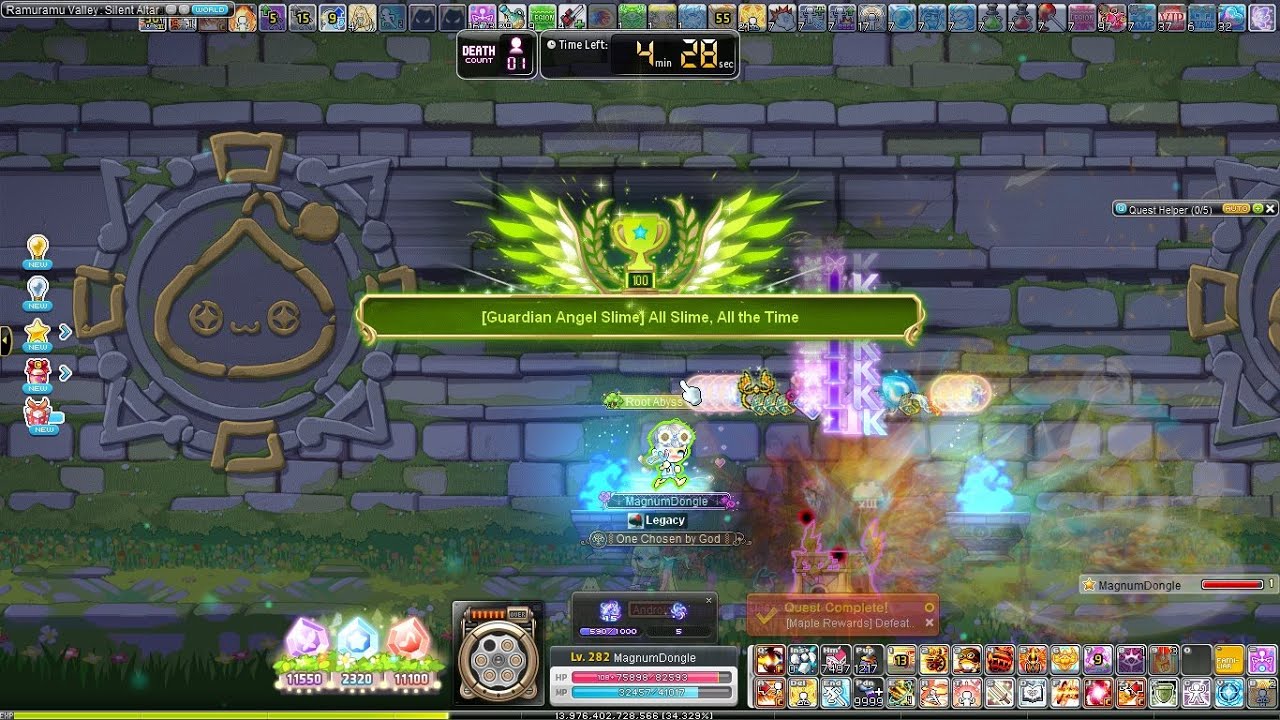 [GMS Hyperion] Blaster | Chaos Guardian Angel Slime | Solo Progression