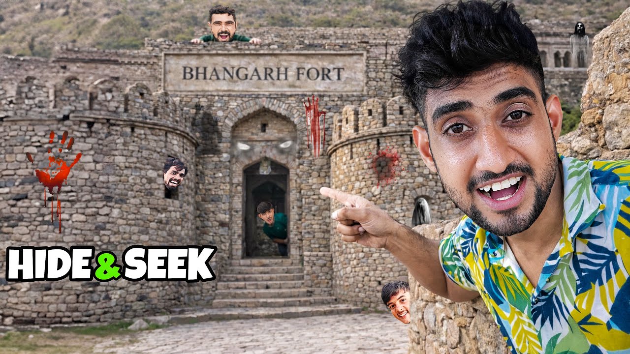 Hide & Seek Challenge in Bhangarh Fort 😱 | India’s Most Haunted Place