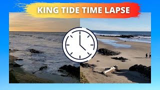 King Tide Time Lapse at Carpinteria State Beach