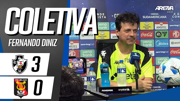 COLETIVA FERNANDO DINIZ | COM IMAGENS | Vasco x Melgar - Sul-Americana 2025