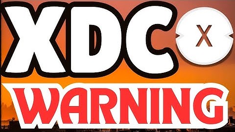 🚨GROTE #XDC WAARSCHUWINGEN OF FUD🤔