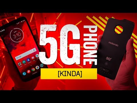 최초의 "5G" 스마트폰으로 실습 [!]