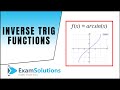 Inverse Trig. Functions : arcsin(x) : ExamSolutions