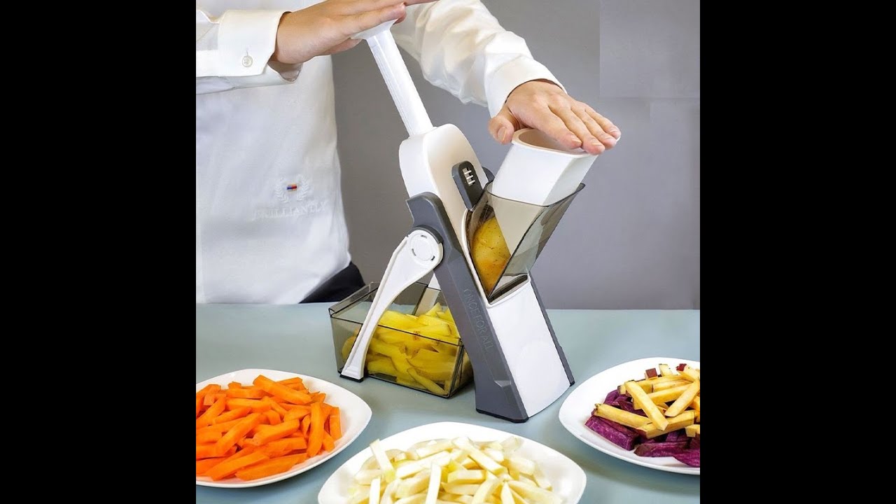 Multifuncional Food Chopper Mandoline Slicer Cortador e Fatiador YouTube