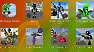 Spider Stickman Rope Hero,Stickman,Black Iron Stickman Rope Hero,Spider Stickman Rope screenshot 3