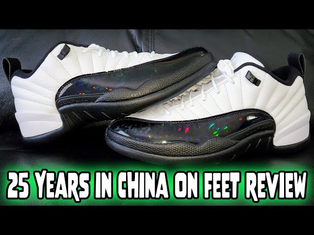 Air Jordan 12 Low 25 Years in China Shoes DO8726-100