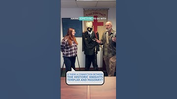 Is There A Connection Between The Historic Knights Templar and Masonry Today?  #masonicmuseum