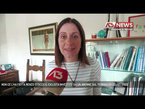 NON CE L'HA FATTA RENZO STOCCO IL CICLISTA INVESTITO DA UN 96ENNE SUL TERRAGLIO | 22/07/2025