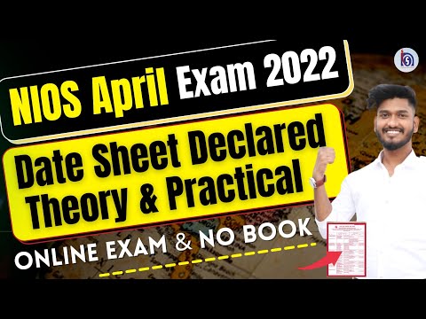 Nios April Date Sheet 2022 Declared ( Tentative ) Theory & Practical Exam | Nios Online Exam.