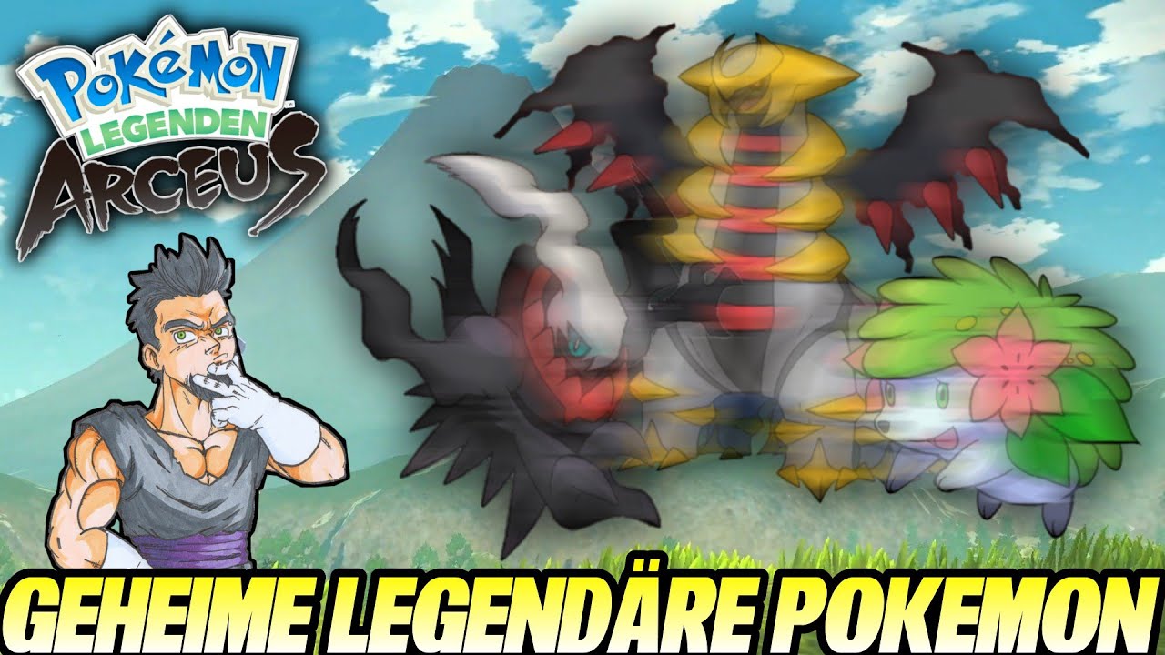 3 GEHEIME Legendäre Pokémon! 😮 Finden & fangen! | Pokemon Legenden ...