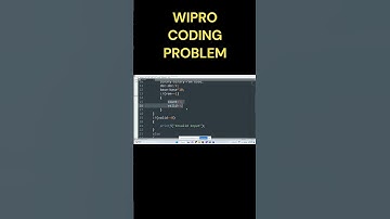 WIPRO Coding Interview Questions and Answers in C | Crack WIPRO Placement!