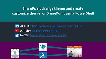 How to change SharePoint #theme || Create and deploy custom theme on SharePoint Online with script