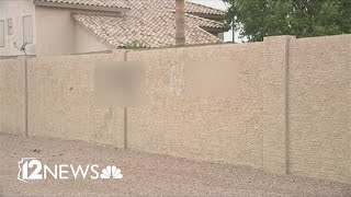 Mesa police investigating racial slurs graffitied on fence as possible hate crime