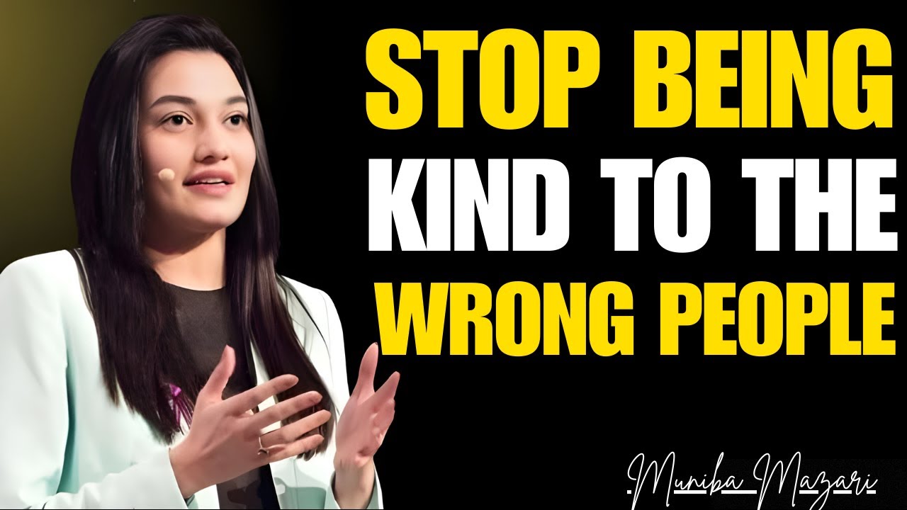 Stop Being Kind in This New Year 2026 - Muniba Mazari Speech