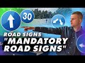 Road signs  &quot;Mandatory road signs&quot;