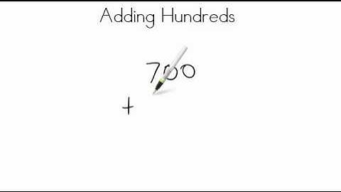 AdaptedMind Math - Adding Hundreds Lesson