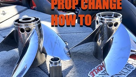 Mercury Prop Change - HOW TO (300XS)