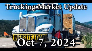 Trucking Market Update 10.7.24 with DAT Load Board