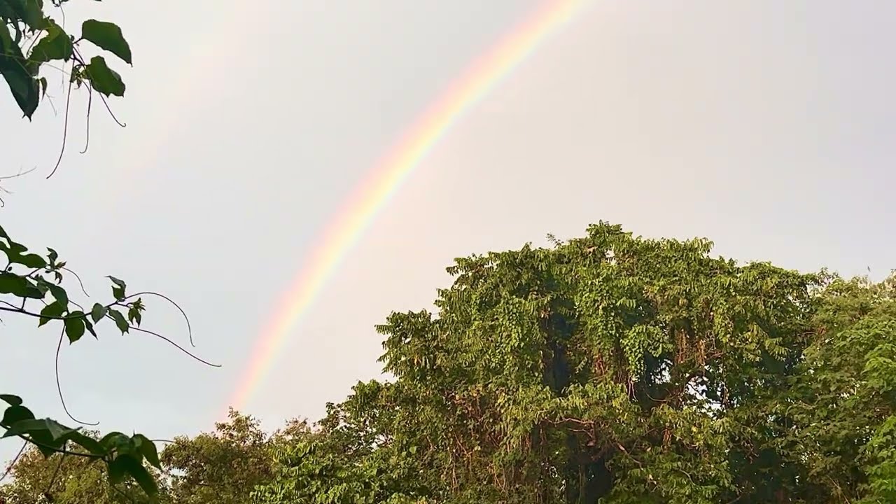 AGE late afternoon rainbow 🌈 real time & sounds, Philippines, 1 January 2026