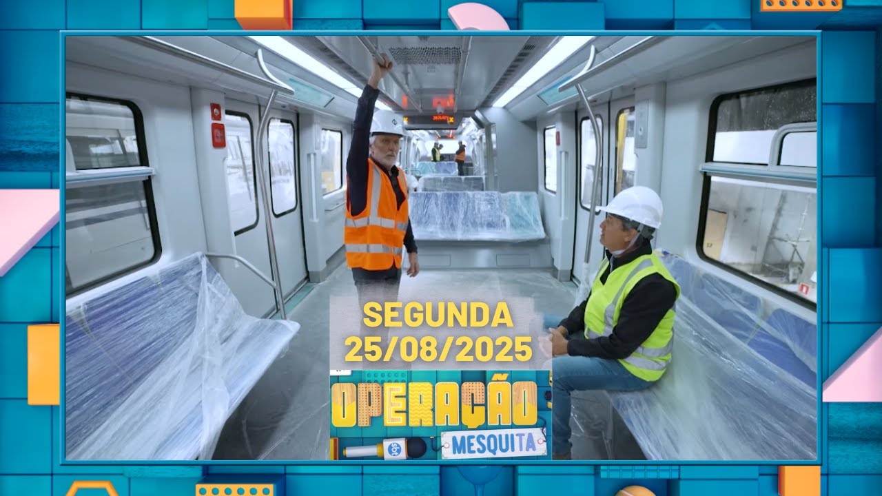 Operação Mesquita. 25/08/2025 - Obras do Monotrilho do Metrô de São Paulo