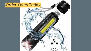 USB Magnetic Tactical Flashlight With Lantern screenshot 5