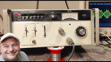 Wavetek model 3001 Signal Generator 1-520MHz test teardown