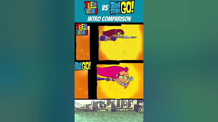 Teen Titans (2003) vs Teen Titans GO! Intro (Comparison)